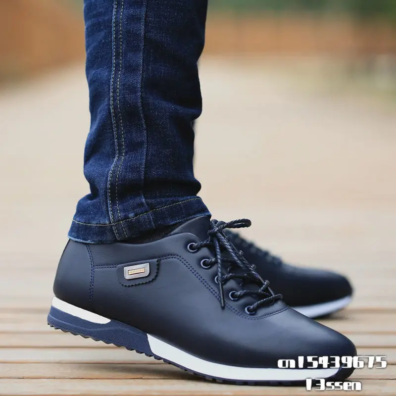 Men's PU Leather Business Casual Shoes for Man Outdoor Breathable Sneakers Male Fashion Loafers Walking Footwear Tenis Feminino
Men's PU Leather Business Casual Shoes for Man Outdoor Breathable Sneakers Male Fashion Loafers Walking Footwear Tenis Feminino