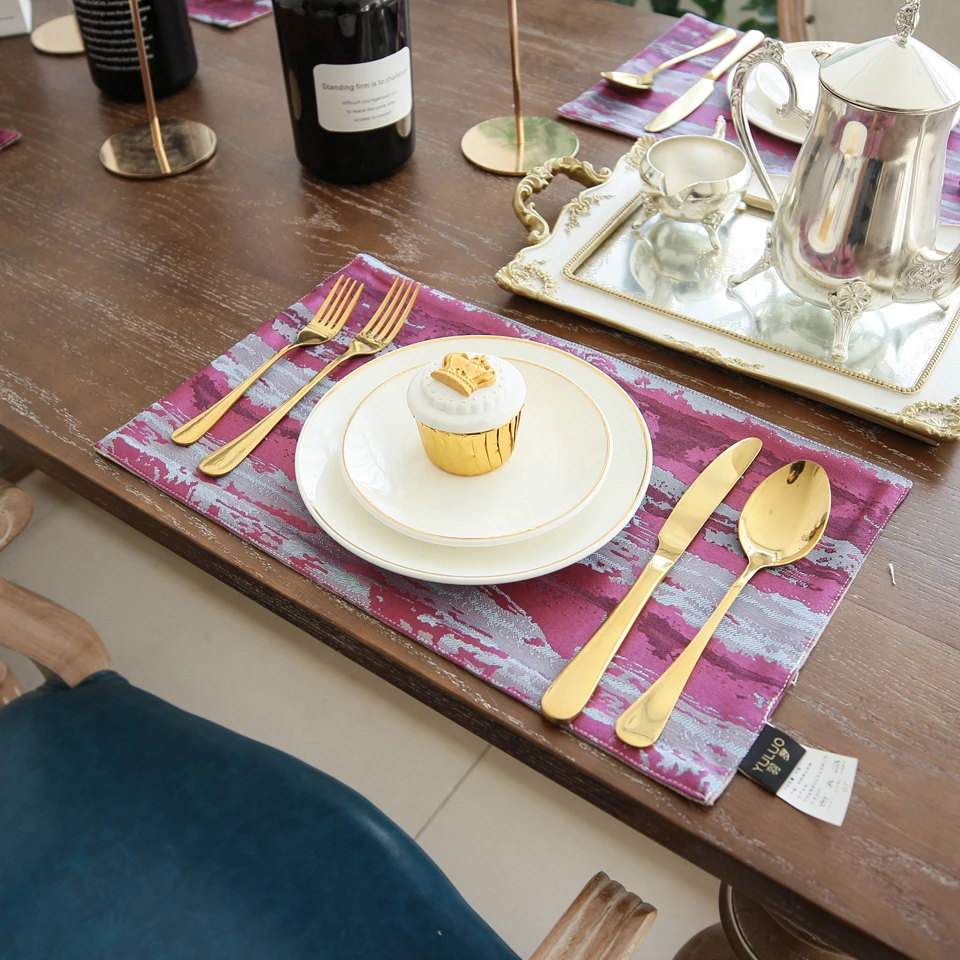 Stripe Polyester Fashion-Pattern Pad Coaster Non-Slip Heat-Insulation Kitchen-Decor Washable Dining-Mat
Stripe Polyester Fashion-Pattern Pad Coaster Non-Slip Heat-Insulation Kitchen-Decor Washable Dining-Mat