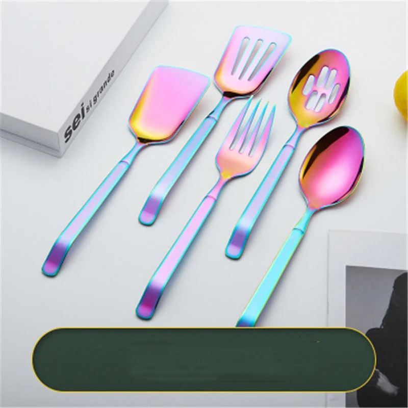 5pcs/set Westerm Cutlery Set Dinnerware public Forks Knives Spoons Flatware Kitchen Dinner Stainless Steel Tableware Set
5pcs/set Westerm Cutlery Set Dinnerware public Forks Knives Spoons Flatware Kitchen Dinner Stainless Steel Tableware Set