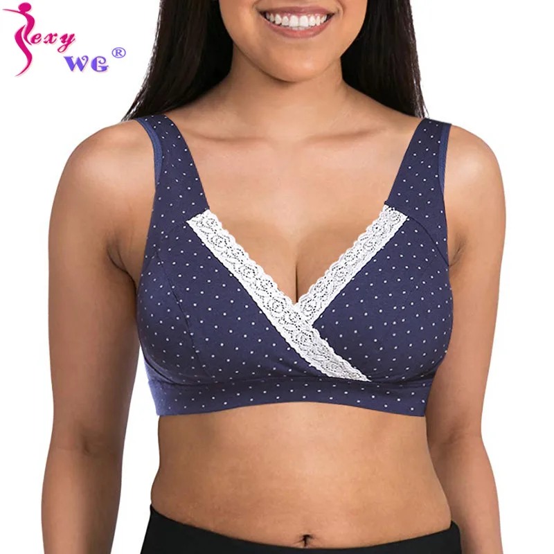 SEXYWG Sleep Bra for Nursing Maternity Postpartum Breastfeeding Pull Up Wide Strap Vest Bra Wrap Front Wireless Breastfeeding
SEXYWG Sleep Bra for Nursing Maternity Postpartum Breastfeeding Pull Up Wide Strap Vest Bra Wrap Front Wireless Breastfeeding