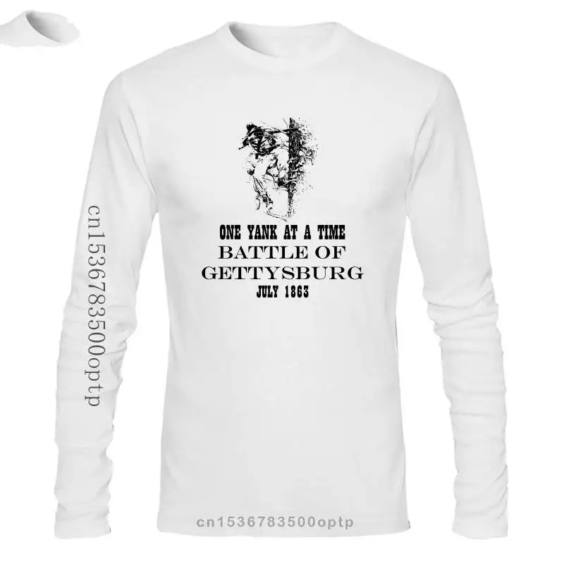 New 2021 Summer Hot Sale Men T-shirt Civil War Gettysburg T shirt 1 Yank at a Time Musket Black Powder Confederate
New 2021 Summer Hot Sale Men T-shirt Civil War Gettysburg T shirt 1 Yank at a Time Musket Black Powder Confederate