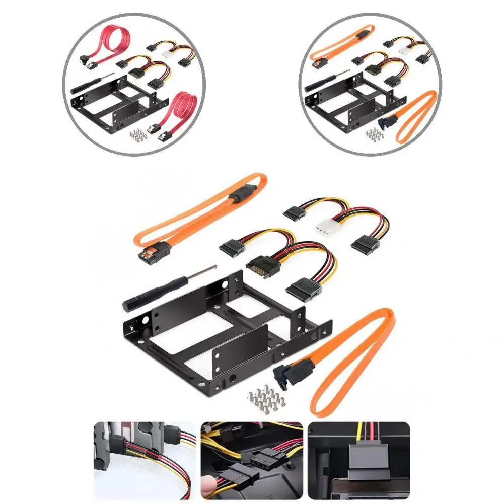 Rust-proof Metal 2.5 inch to 3.5 inch Multi-purpose HDD Bracket SSD Mount for SSD 
Rust-proof Metal 2.5 inch to 3.5 inch Multi-purpose HDD Bracket SSD Mount for SSD