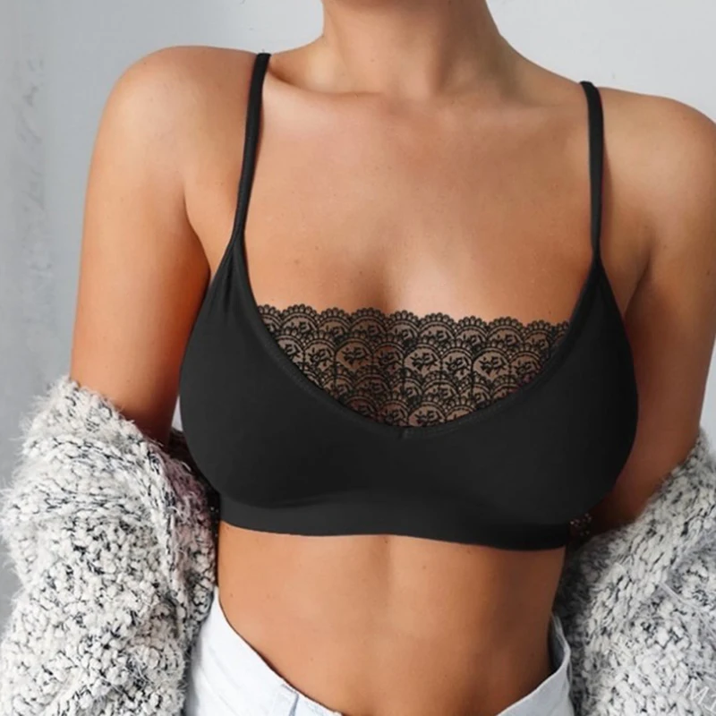 Crop top Sexy Women Elastic Cage Bra Lace Camisole Tank Tops Bra Bustier Ultra smooth touch feeling, every diligent design consi
Crop top Sexy Women Elastic Cage Bra Lace Camisole Tank Tops Bra Bustier Ultra smooth touch feeling, every diligent design consi