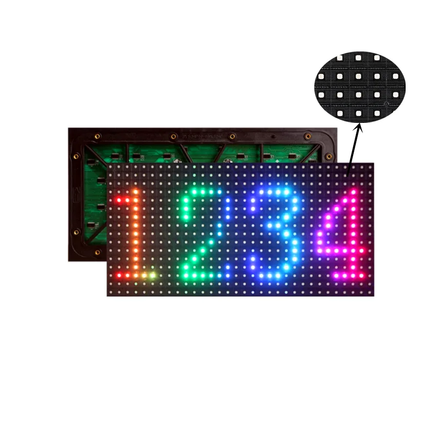 Светодиодный дисплей наружная панель P8 SMD RGB Полноцветный 256x128 мм 32x16 пикселей