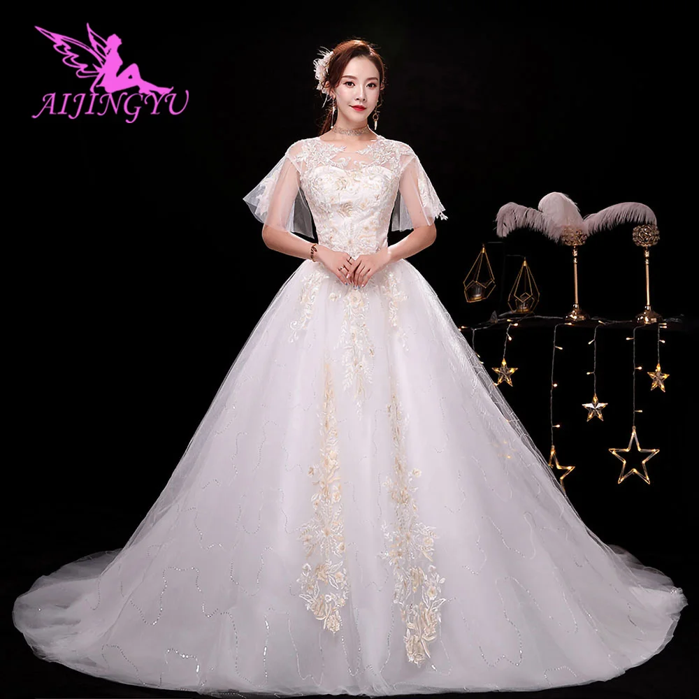 AIJINGYU Dresses In Turkey Gowns Bridal Robe Size Plus Fashion Dreess Ladies Gownes Medieval Wedding Dress 
AIJINGYU Dresses In Turkey Gowns Bridal Robe Size Plus Fashion Dreess Ladies Gownes Medieval Wedding Dress