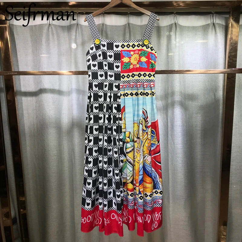 Женское длинное платье-трапеция Seifrmann, дизайнерское Привлекательное платье на бретелях-спагетти с высокой талией и винтажным принтом, Нови...
Женское длинное платье-трапеция Seifrmann, дизайнерское Привлекательное платье на бретелях-спагетти с высокой талией и винтажным принтом, Нови...