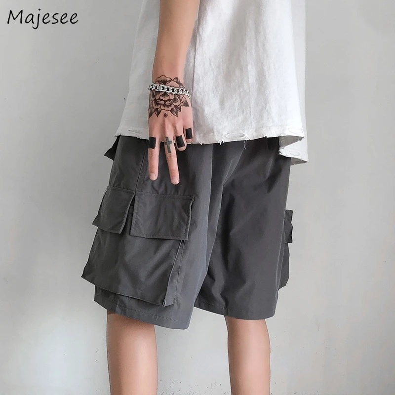 Basic Shorts Men Solid Loose Cargo Students Summer All-match Hipster Casual Classic Pockets Korean Style Males New-arrival Chic
Basic Shorts Men Solid Loose Cargo Students Summer All-match Hipster Casual Classic Pockets Korean Style Males New-arrival Chic