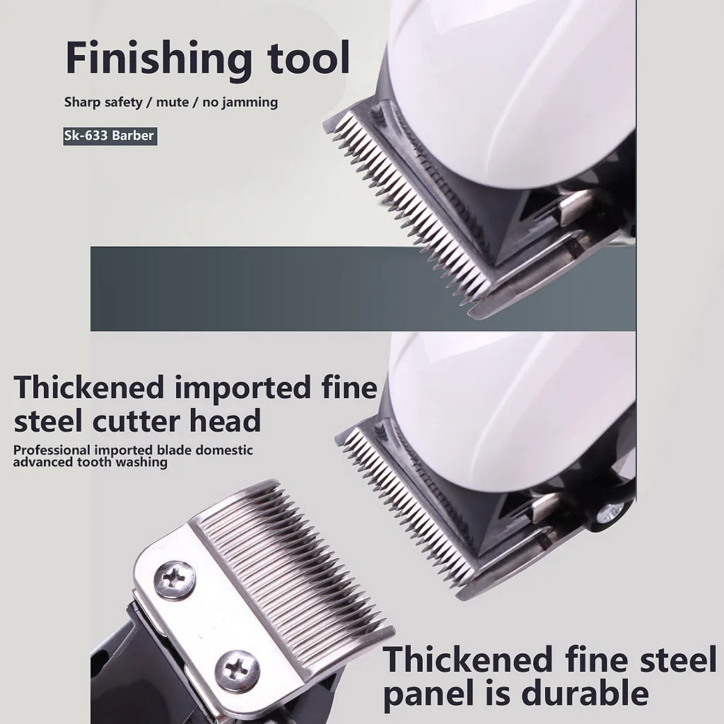 LED Screen Hair Trimmer Rechargeable Electric Hair Clipper Professional Electric Beard Shaver Men's Haircut Hairdresser Z0407 
LED Screen Hair Trimmer Rechargeable Electric Hair Clipper Professional Electric Beard Shaver Men's Haircut Hairdresser Z0407