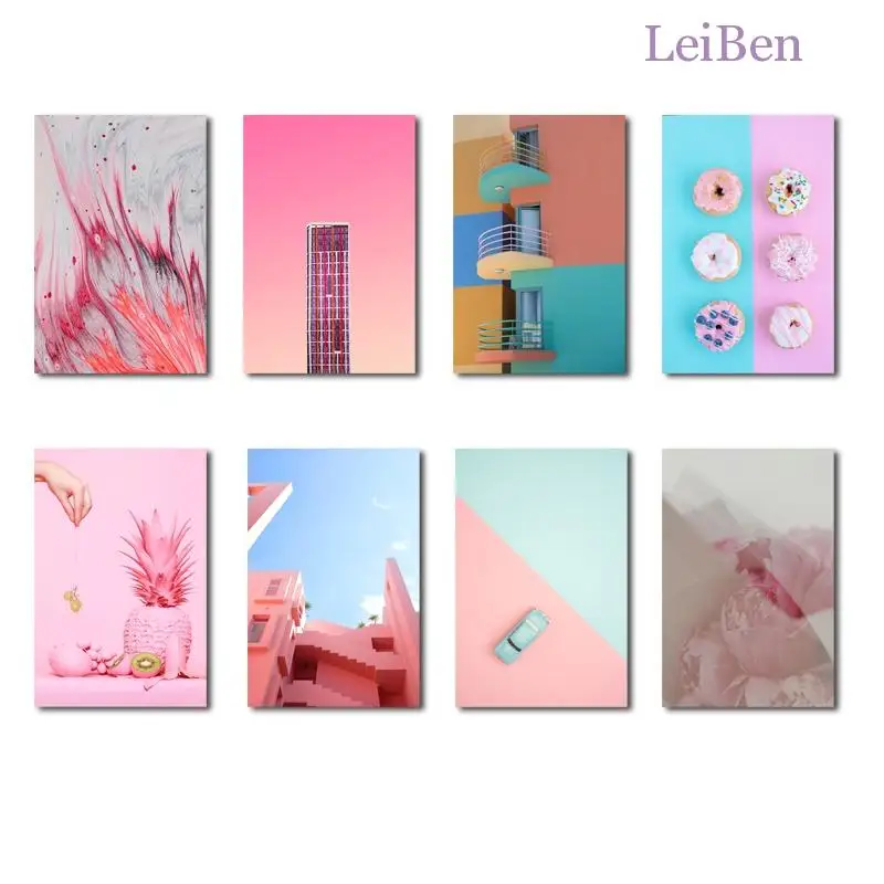 Modern Abstract Canvas Painting Poster Pink Building and Dessert Wall Art Posters and Prints Living Room Home Decoration Mural
Modern Abstract Canvas Painting Poster Pink Building and Dessert Wall Art Posters and Prints Living Room Home Decoration Mural