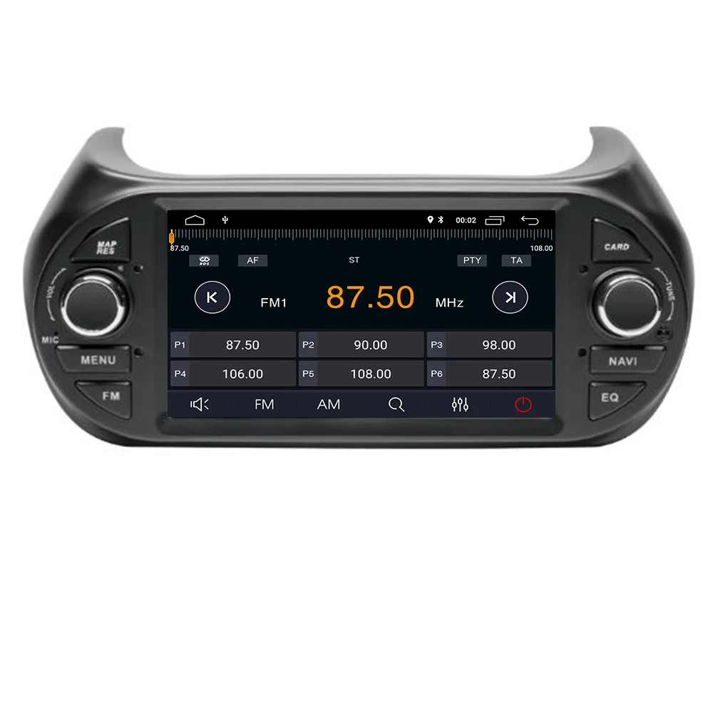 Автомобильный мультимедийный плеер автомагнитола на Android 10 с GPS 4 Гб ОЗУ для