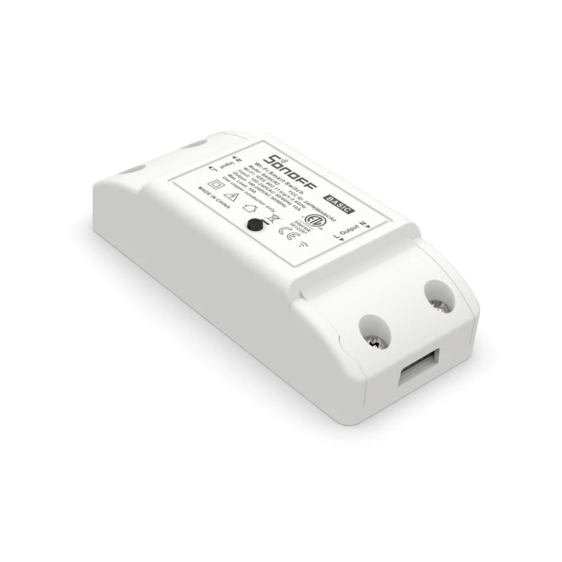 SONOFF Basic R2 Smart Switch WiFi Wireless Home DIY Switches EWeLink APP Remote Voice Control Work With Alexa Google Home
SONOFF Basic R2 Smart Switch WiFi Wireless Home DIY Switches EWeLink APP Remote Voice Control Work With Alexa Google Home