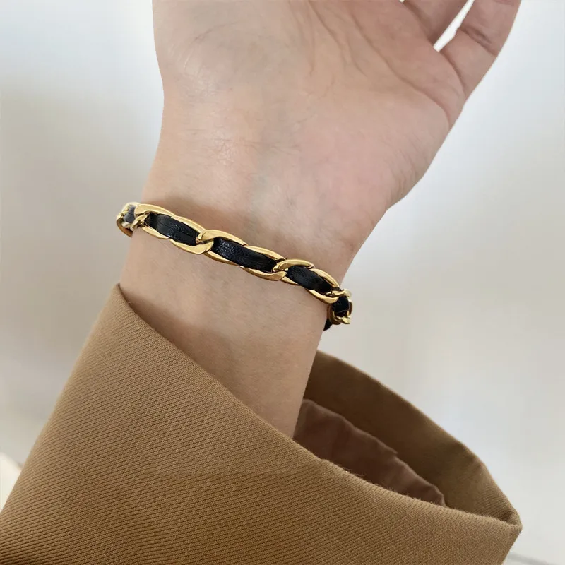 Fashion Flannelette Bracelet Wrap Jewelry Women Mother's Day Birthday Leather Bracelet Bangle
Fashion Flannelette Bracelet Wrap Jewelry Women Mother's Day Birthday Leather Bracelet Bangle