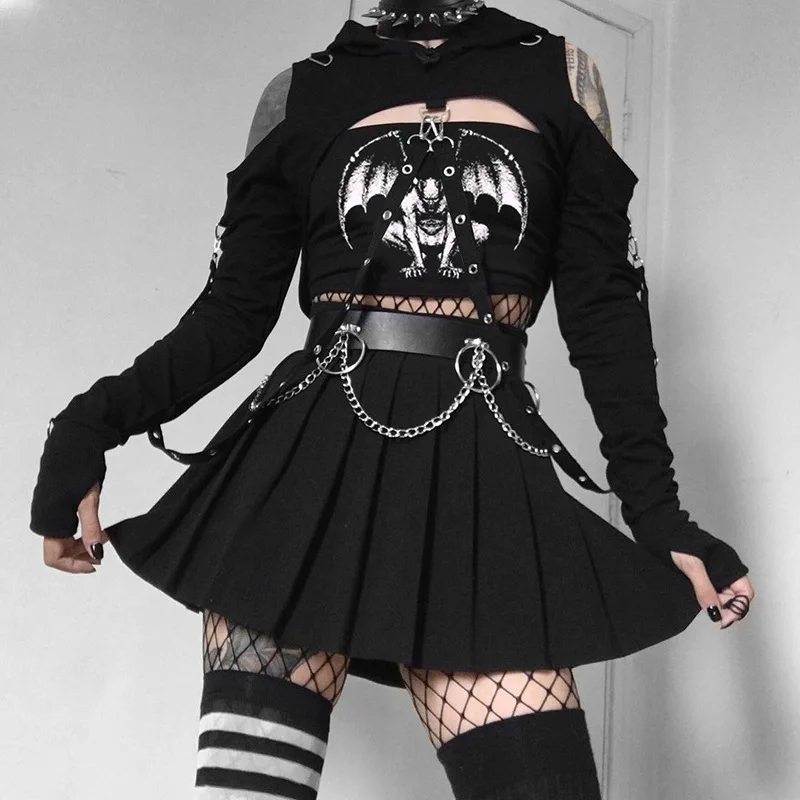 2021 Dark Personality Female Student Strapless Sexy Short Top Summer Gothic Devil Print Sleeveless Backless Slim Tube Top
2021 Dark Personality Female Student Strapless Sexy Short Top Summer Gothic Devil Print Sleeveless Backless Slim Tube Top