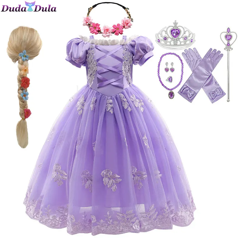 Платье в стиле Рапунцель для девочек, костюм принцессы Софии для косплея, Детские Роскошные пурпурные платья с блестками, бальное платье дл...
Платье в стиле Рапунцель для девочек, костюм принцессы Софии для косплея, Детские Роскошные пурпурные платья с блестками, бальное платье дл...