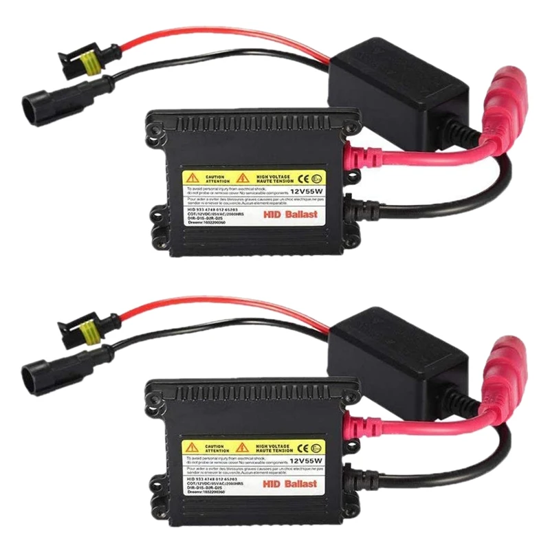 2Pcs 35W Slim HID Ballast for H1 H3 H4 H7 H10 H11 H13 9004 9005 9006 9007 880 5202 HB3 HB4 HB5
2Pcs 35W Slim HID Ballast for H1 H3 H4 H7 H10 H11 H13 9004 9005 9006 9007 880 5202 HB3 HB4 HB5