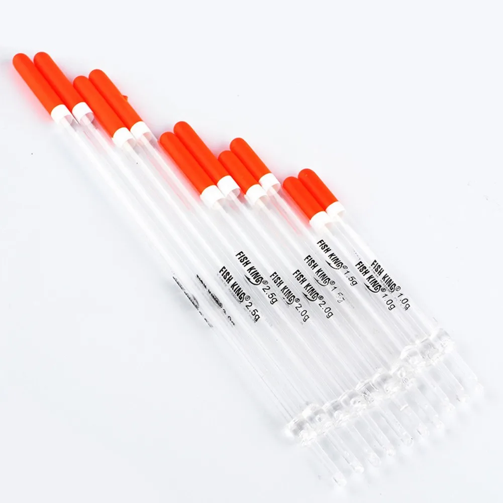 10 Pieces/set Fishing Transparent Hollow Floats Waggler Plastic Fish Floating Rod Tube Kit Fishing Tackle Accessories
10 Pieces/set Fishing Transparent Hollow Floats Waggler Plastic Fish Floating Rod Tube Kit Fishing Tackle Accessories