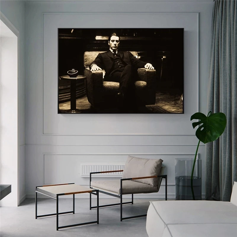 Godfather Al Pacino Vintage Movie Wall Posters And Prints Black Black And White Godfather Canvas Art Paintings For Living Room
Godfather Al Pacino Vintage Movie Wall Posters And Prints Black Black And White Godfather Canvas Art Paintings For Living Room