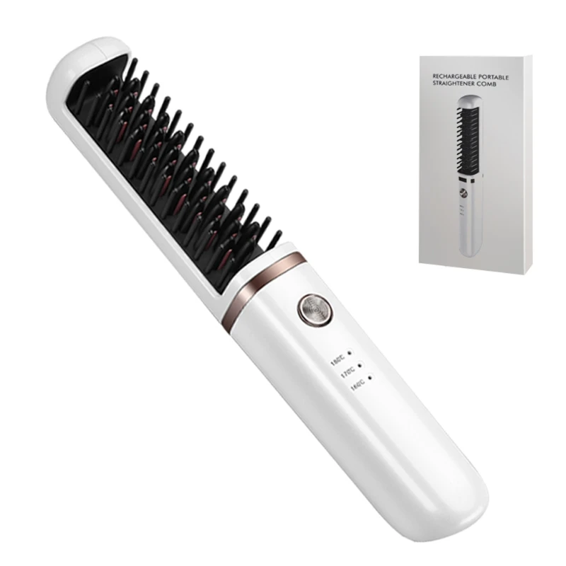 Salon One Step Hot Air Brush Anti-Scald Negative Ion Hair Straightener Brush Comb Curler Styler for All Hair Types K3NE
Salon One Step Hot Air Brush Anti-Scald Negative Ion Hair Straightener Brush Comb Curler Styler for All Hair Types K3NE