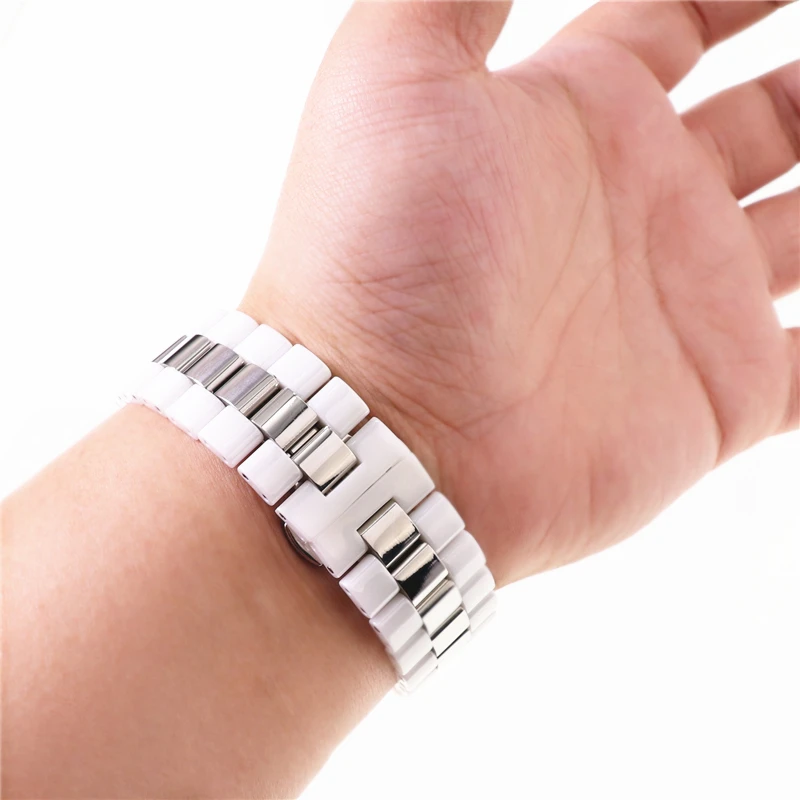 20 22MM Ceramic Stainless Steel Watch Strap for Samsung 42mm 46mm S23 Huawei Amazfit GTS 2 GTR Watchband Bracelet Wristband Belt
20 22MM Ceramic Stainless Steel Watch Strap for Samsung 42mm 46mm S23 Huawei Amazfit GTS 2 GTR Watchband Bracelet Wristband Belt