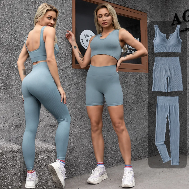 Women's u neck shockproof gathered sports bra solid color seamless fashion fitness pants running Yoga suit new
Women's u neck shockproof gathered sports bra solid color seamless fashion fitness pants running Yoga suit new