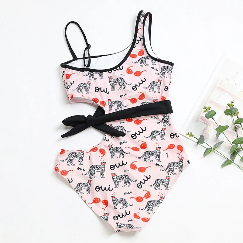 Women Girls Strap One-Piece Swimsuit Printed Bathing Suit for Mother Daughter Parent-child Swimsuit
Women Girls Strap One-Piece Swimsuit Printed Bathing Suit for Mother Daughter Parent-child Swimsuit