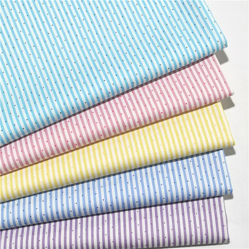 160x50cm Dot Stripe Twill Cotton sewing Fabric making Bedding Clothing Handmade Decorative Cloth
160x50cm Dot Stripe Twill Cotton sewing Fabric making Bedding Clothing Handmade Decorative Cloth