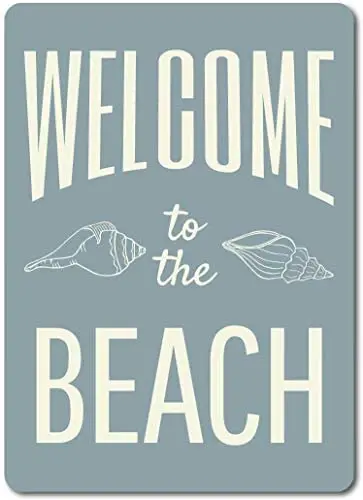 Personalized Beach Welcome Decor Metal Sign Retro Home Garden Wall Decoration Man Cave 12X16 inch
Personalized Beach Welcome Decor Metal Sign Retro Home Garden Wall Decoration Man Cave 12X16 inch