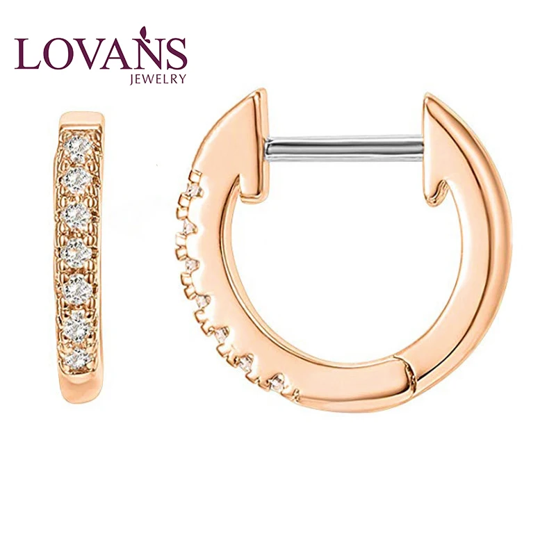 LOVANS Elegant Earring Women Zircon Circle 925 Silver Fashion Round Small Hoop Earring Party Wedding Jewelry Mujer Female
LOVANS Elegant Earring Women Zircon Circle 925 Silver Fashion Round Small Hoop Earring Party Wedding Jewelry Mujer Female