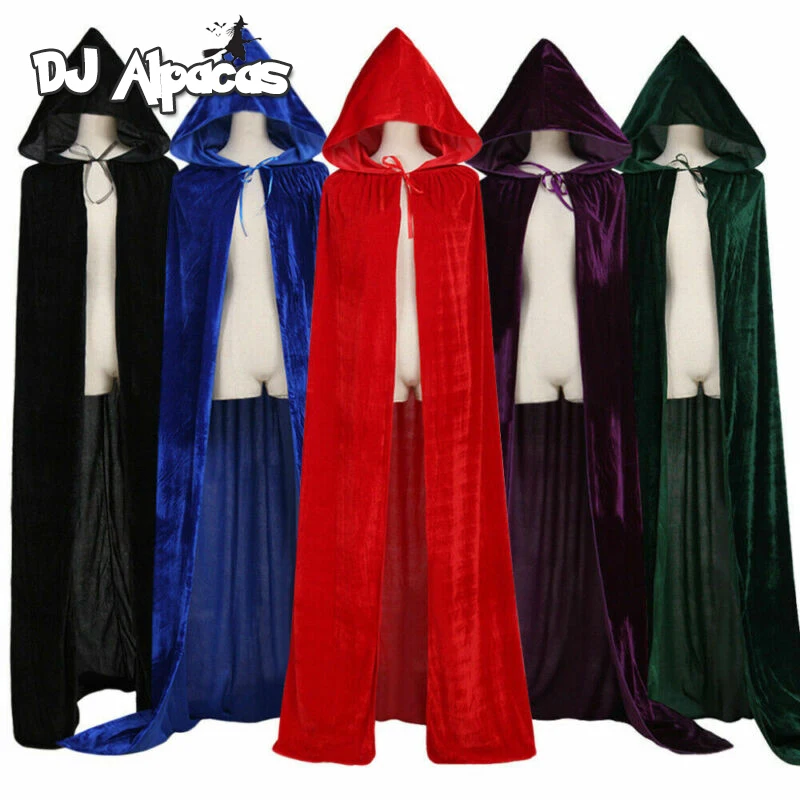 Hooded Cloak Adult Elf Witch Long Purim Gothic Carnival Halloween Cloaks Capes Robe Larp Women Men Vampires Grim Reaper Party
Hooded Cloak Adult Elf Witch Long Purim Gothic Carnival Halloween Cloaks Capes Robe Larp Women Men Vampires Grim Reaper Party