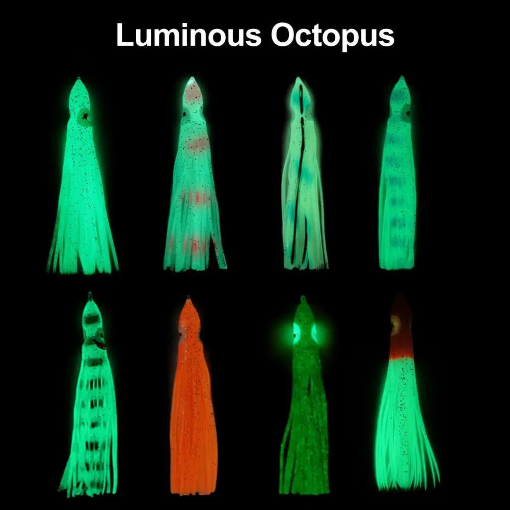 5Pcs/Set 9cm Luminous Soft Reusable Octopus-Shaped Fake Baits Environmentally Friendly Faux Lure Ocean Beach Boat Fishing Tackle
5Pcs/Set 9cm Luminous Soft Reusable Octopus-Shaped Fake Baits Environmentally Friendly Faux Lure Ocean Beach Boat Fishing Tackle