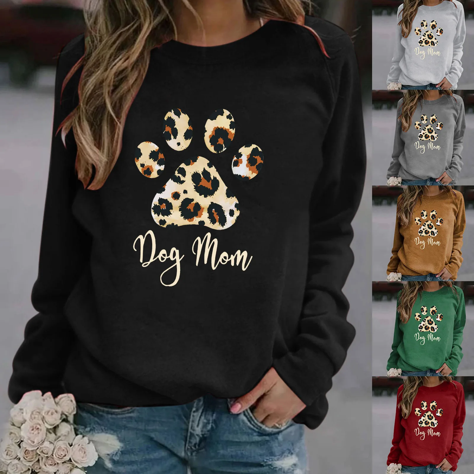 Halloween decoration 2021 new cat paw print long sleeve women's sweater Christmas ornaments
Halloween decoration 2021 new cat paw print long sleeve women's sweater Christmas ornaments