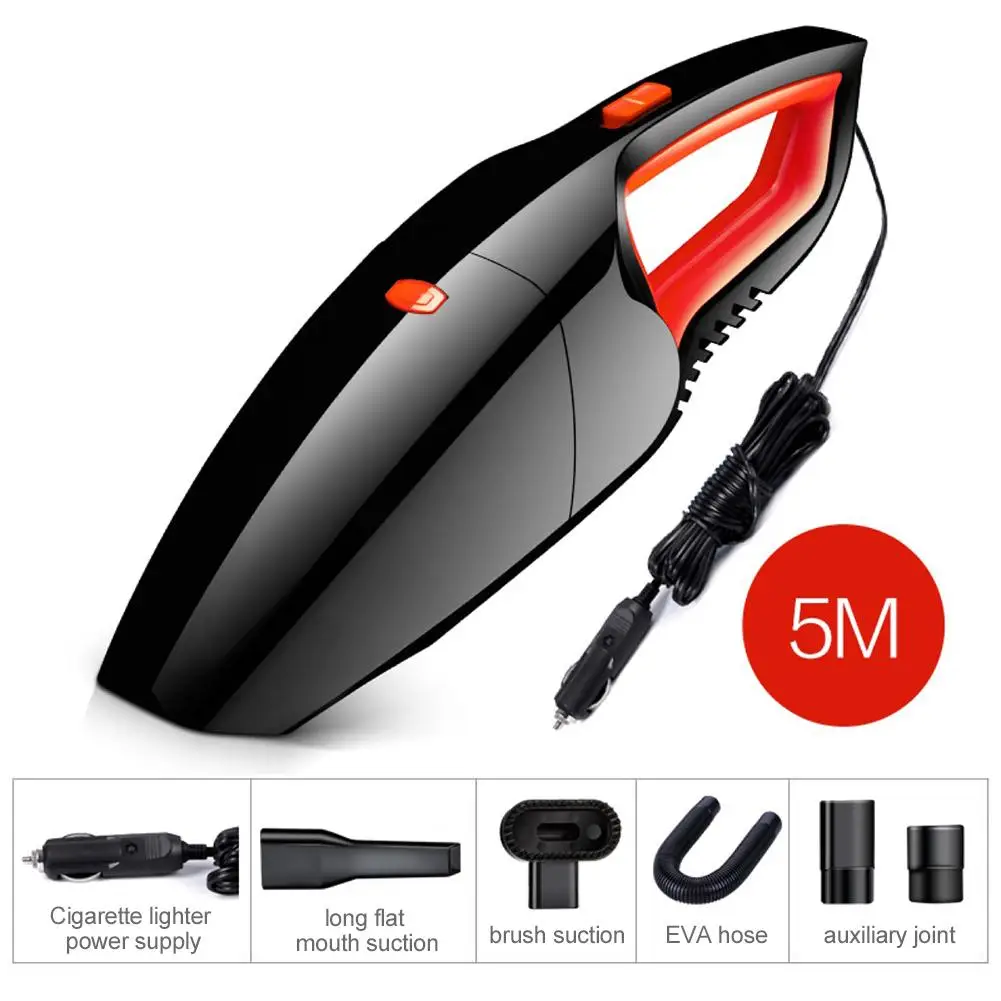 120W High Power Car Vacuum Cleaner Handheld Vacuum Cleaner Dual-use Dry And Wet Easy To Clean Charge Cigarette Lighter Battery 
120W High Power Car Vacuum Cleaner Handheld Vacuum Cleaner Dual-use Dry And Wet Easy To Clean Charge Cigarette Lighter Battery