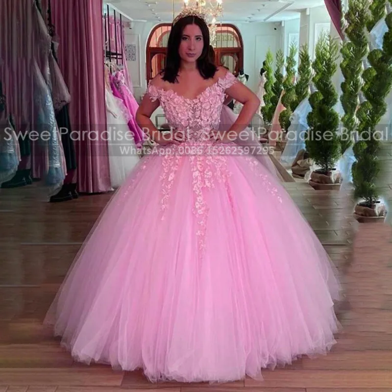 Розовое Тюлевое Пышное Бальное платье, платья для Quinceanera с цветами, 3D-цветочное длинное милое 16-летнее платье
Розовое Тюлевое Пышное Бальное платье, платья для Quinceanera с цветами, 3D-цветочное длинное милое 16-летнее платье