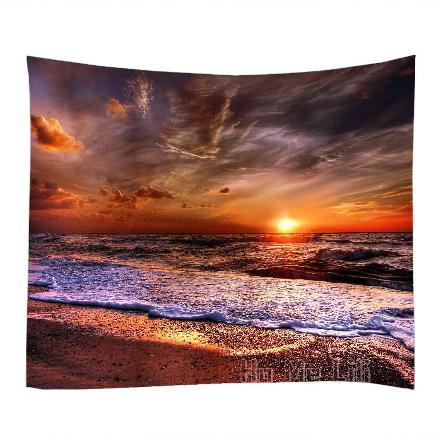 Beach Sunrise Orang Print Fabric Tapestry Decorative Wall Art Bedspread Picnic Blanket Throw Blanket For Bedroom Living Room
Beach Sunrise Orang Print Fabric Tapestry Decorative Wall Art Bedspread Picnic Blanket Throw Blanket For Bedroom Living Room