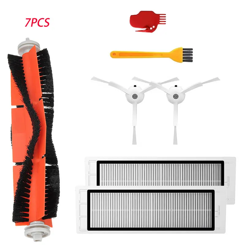 HEPA Filter Main Brush Side Brush 5pcs For XiaoMi 1 1S Roborock S5 S6 Pure Accessories xiomi brushes Vacuum Cleaner Parts
HEPA Filter Main Brush Side Brush 5pcs For XiaoMi 1 1S Roborock S5 S6 Pure Accessories xiomi brushes Vacuum Cleaner Parts