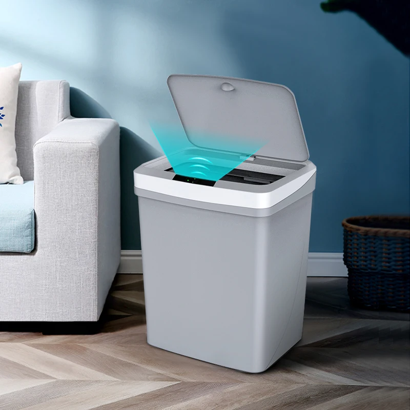 Touchless Smart Trash Can 15L Induction Motion Dustbin Sensor Trashcan With USB Charging Cable Garbage Bin bedroom Garbage Can
Touchless Smart Trash Can 15L Induction Motion Dustbin Sensor Trashcan With USB Charging Cable Garbage Bin bedroom Garbage Can