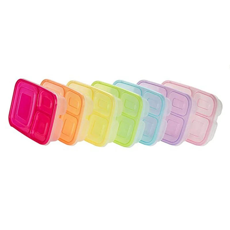 Meal Prep Containers 3 Compartment Food Storage Containers Microwave Dishwasher Freezer Safe (7 Pack)
Meal Prep Containers 3 Compartment Food Storage Containers Microwave Dishwasher Freezer Safe (7 Pack)