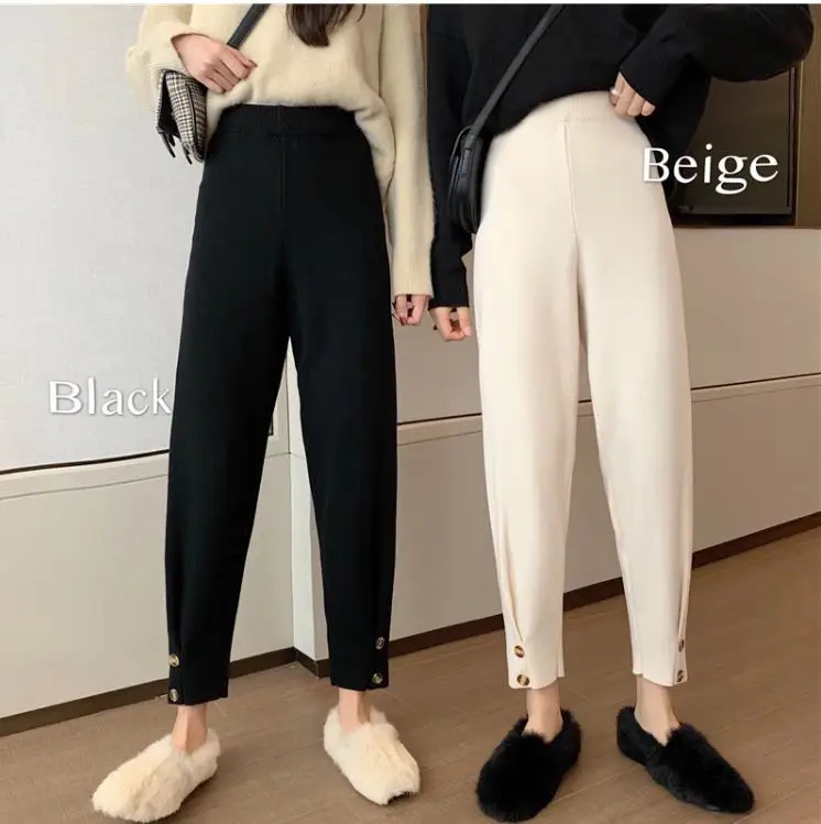 2021 Elastic high waist small black Korean version small foot nine cent pants women 10306-117
2021 Elastic high waist small black Korean version small foot nine cent pants women 10306-117