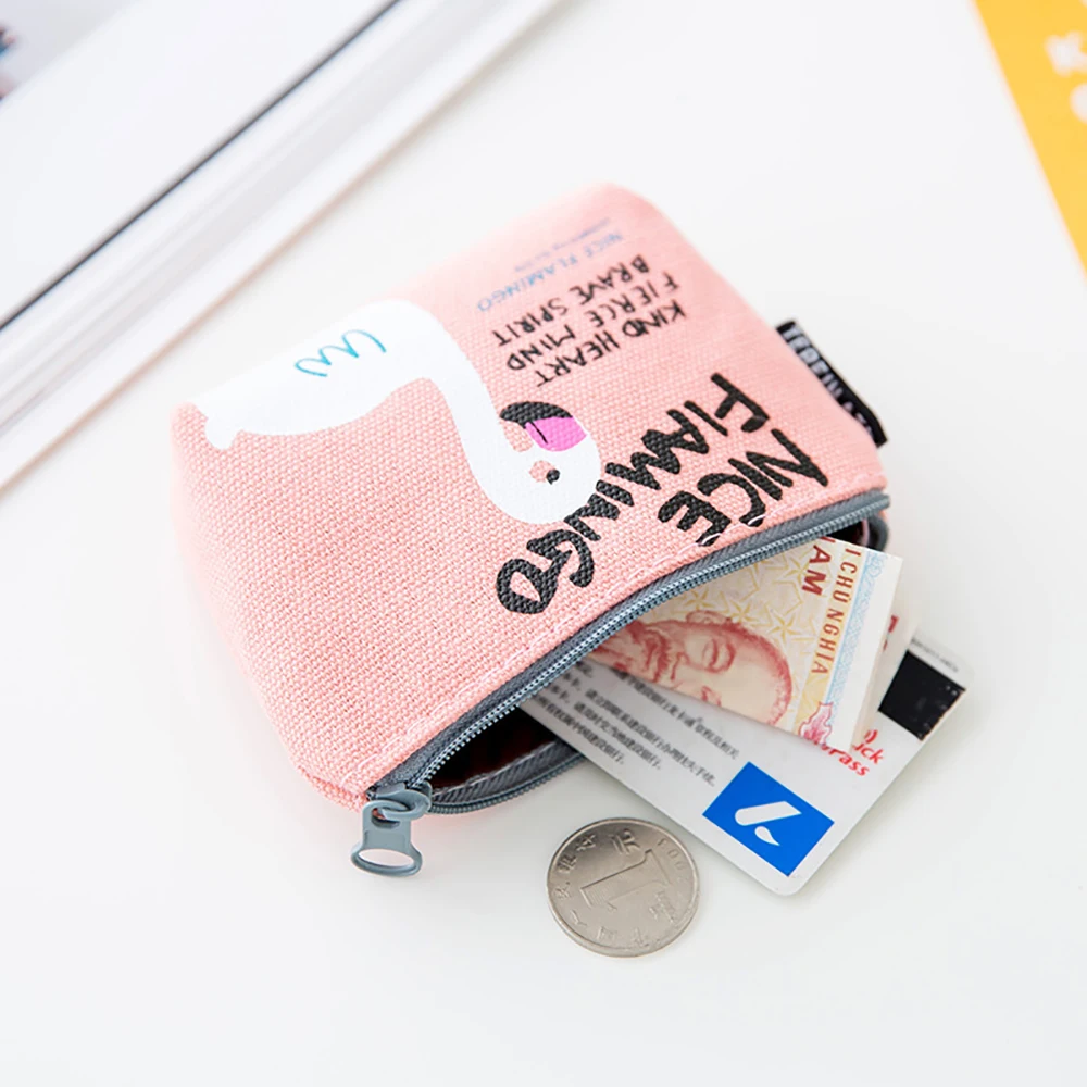Cartoon Flamingo Canvas Coin Purse Mini Zipper Wallet Cute Car Card Holder Key Bag Gift Storage Sundries Container Pocket Purse
Cartoon Flamingo Canvas Coin Purse Mini Zipper Wallet Cute Car Card Holder Key Bag Gift Storage Sundries Container Pocket Purse