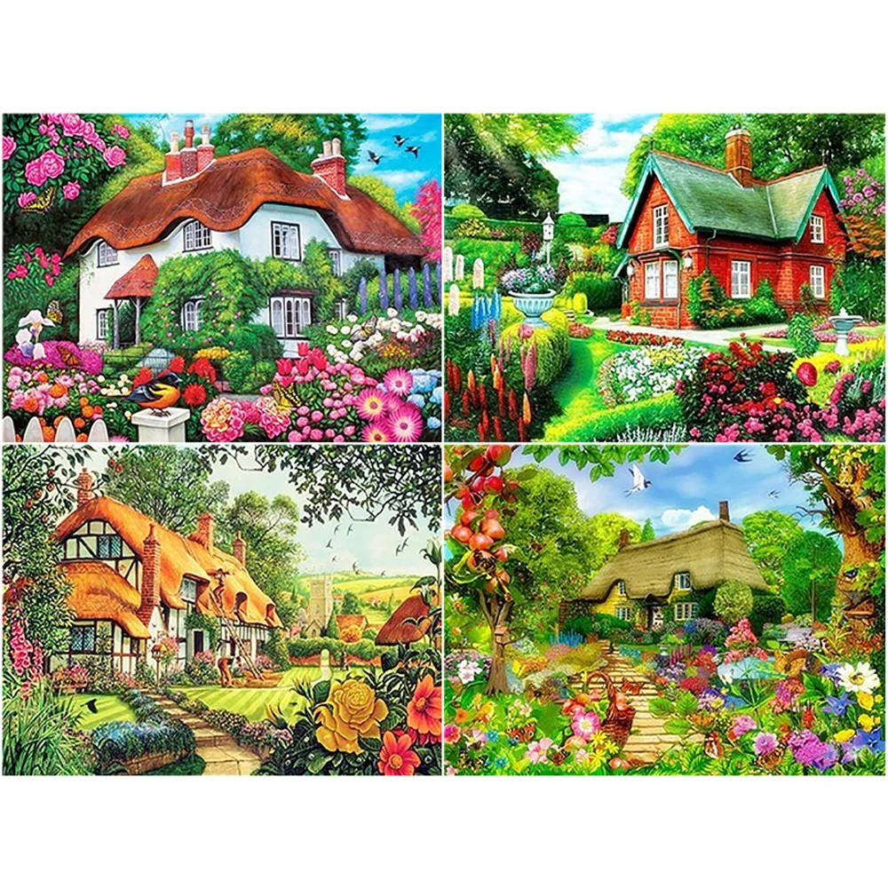 FUYUN 5D Diamond Painting garden house Diamond Mosaic Sale Round Rhinestones Pictures scenery Diamond Embroidery Icons landscape
FUYUN 5D Diamond Painting garden house Diamond Mosaic Sale Round Rhinestones Pictures scenery Diamond Embroidery Icons landscape