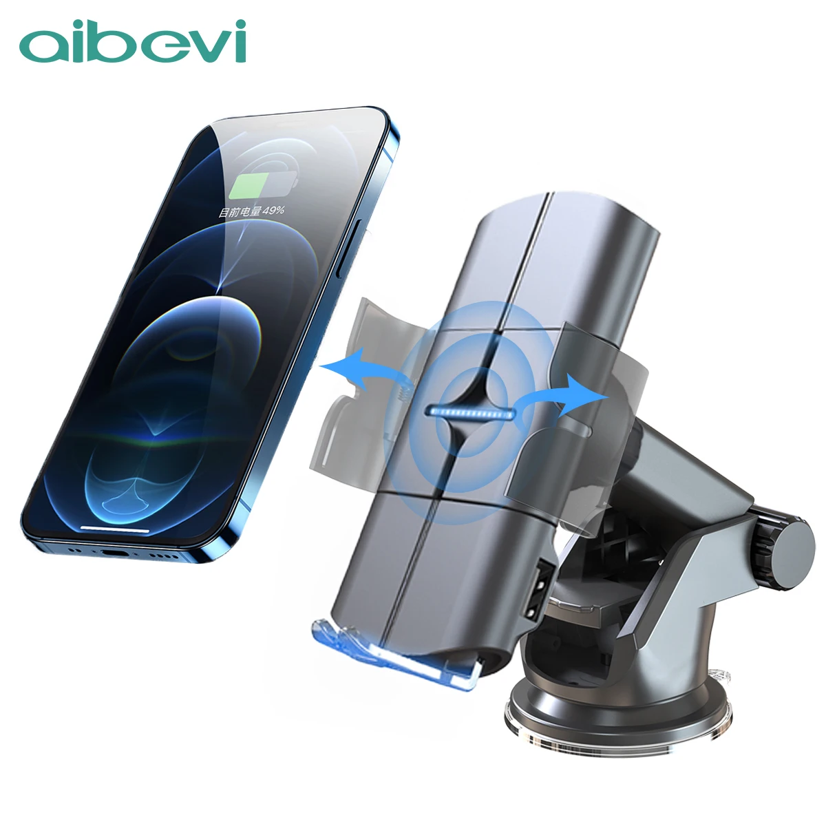 Aibevi Qi Car Wireless Charger for iPhone 12 Samsung Xiaomi 10W Induction Car Mount Fast Wireless Charging with Car Phone Holder
Aibevi Qi Car Wireless Charger for iPhone 12 Samsung Xiaomi 10W Induction Car Mount Fast Wireless Charging with Car Phone Holder
