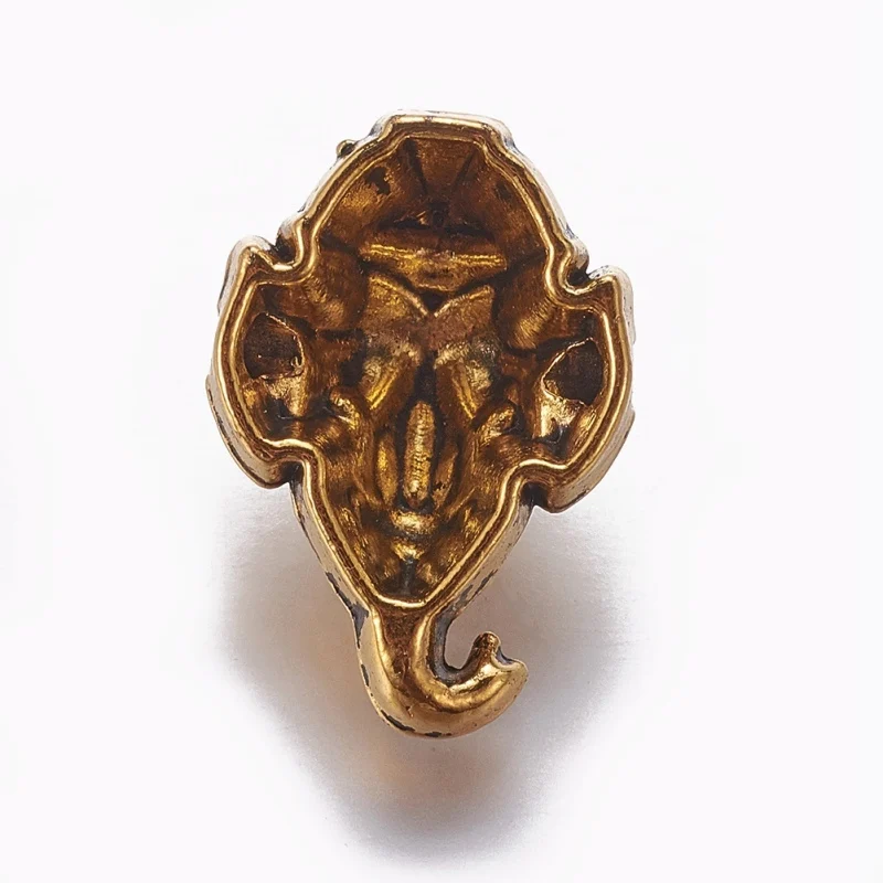 10pcs Alloy Beads Elephant Loose Spacer Beads for Jewelry Making DIY Bracelet Necklace Craft Finding 20x13.7x8mm Hole: 1.8mm
10pcs Alloy Beads Elephant Loose Spacer Beads for Jewelry Making DIY Bracelet Necklace Craft Finding 20x13.7x8mm Hole: 1.8mm