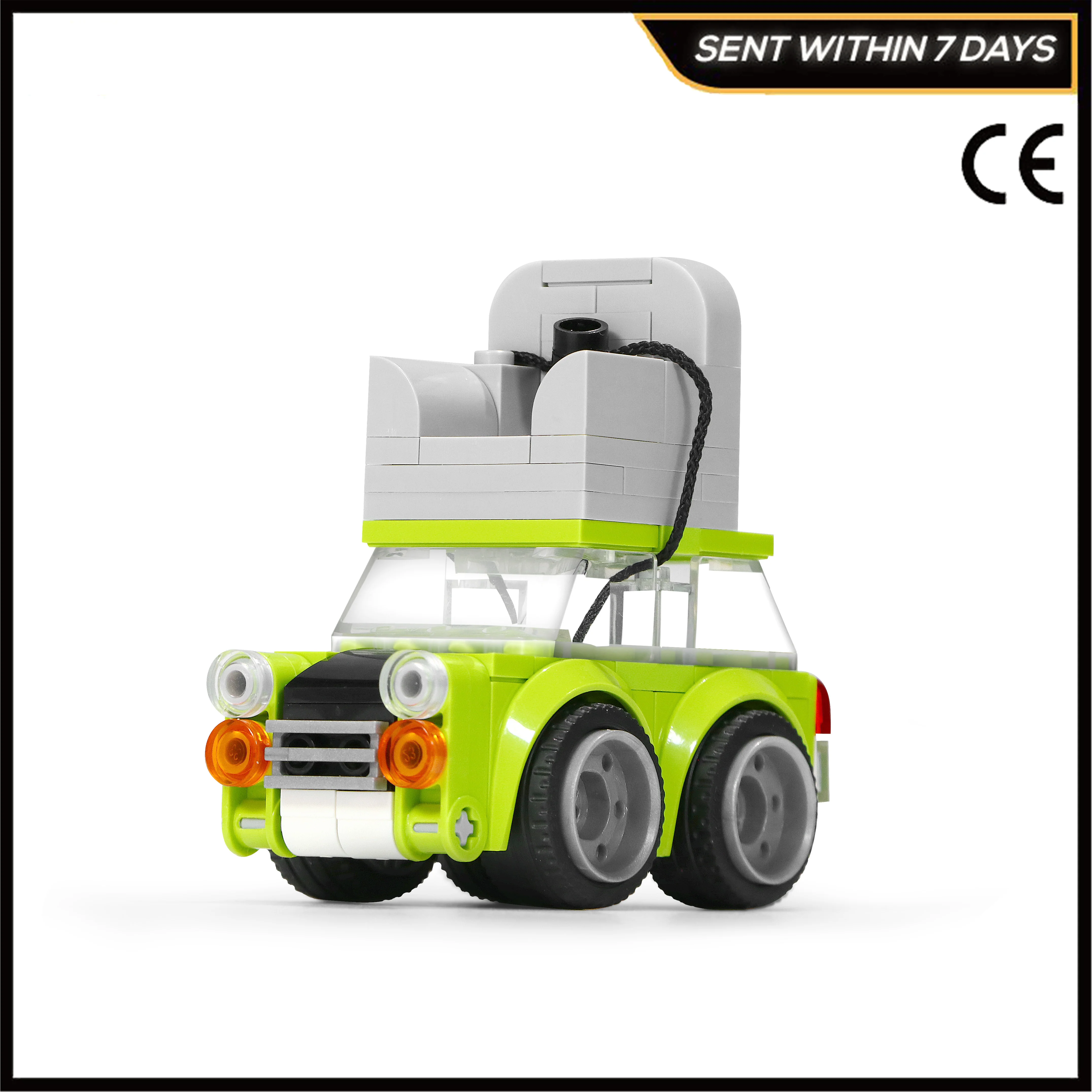 MOC Mr. Beans Mini Green Car City Car Series Chumps 51175 Building Brick Blocks Vehicle Model,DIY For Children's Toys,Kids Gifts
MOC Mr. Beans Mini Green Car City Car Series Chumps 51175 Building Brick Blocks Vehicle Model,DIY For Children's Toys,Kids Gifts
