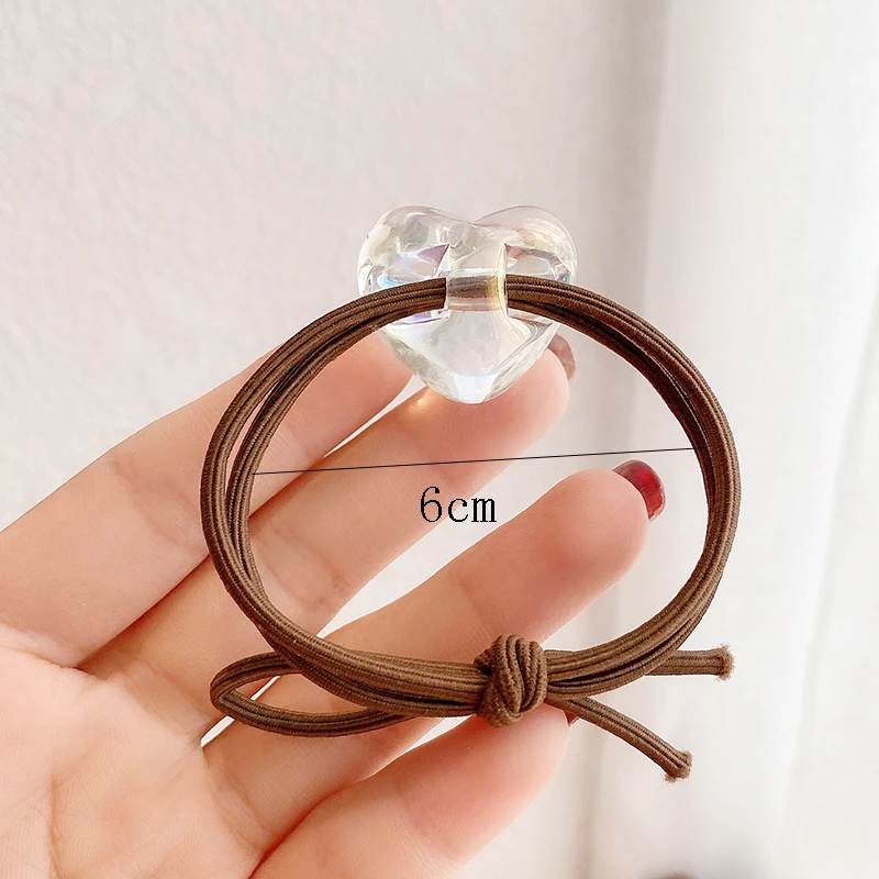 Korean Exquisite Transparent Ice Cube Hair Rope Cartoon Bear Heart Star Hair Rope Fashion Sweet Women Ponytail Hair Accessories
Korean Exquisite Transparent Ice Cube Hair Rope Cartoon Bear Heart Star Hair Rope Fashion Sweet Women Ponytail Hair Accessories
