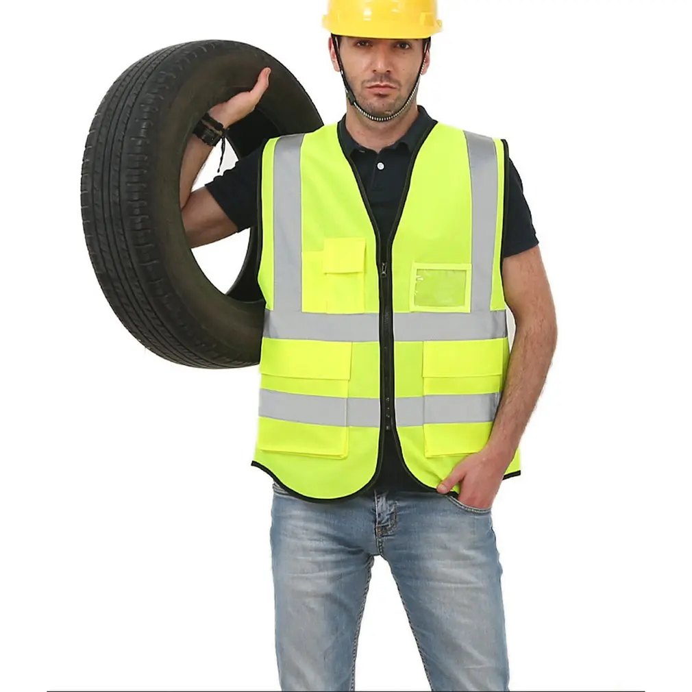 ) Multi-pocket Reflective Vest Riding Traffic Vest Safety Railway Coal Miners Uniform Vest Breathable Reflective Vest
) Multi-pocket Reflective Vest Riding Traffic Vest Safety Railway Coal Miners Uniform Vest Breathable Reflective Vest