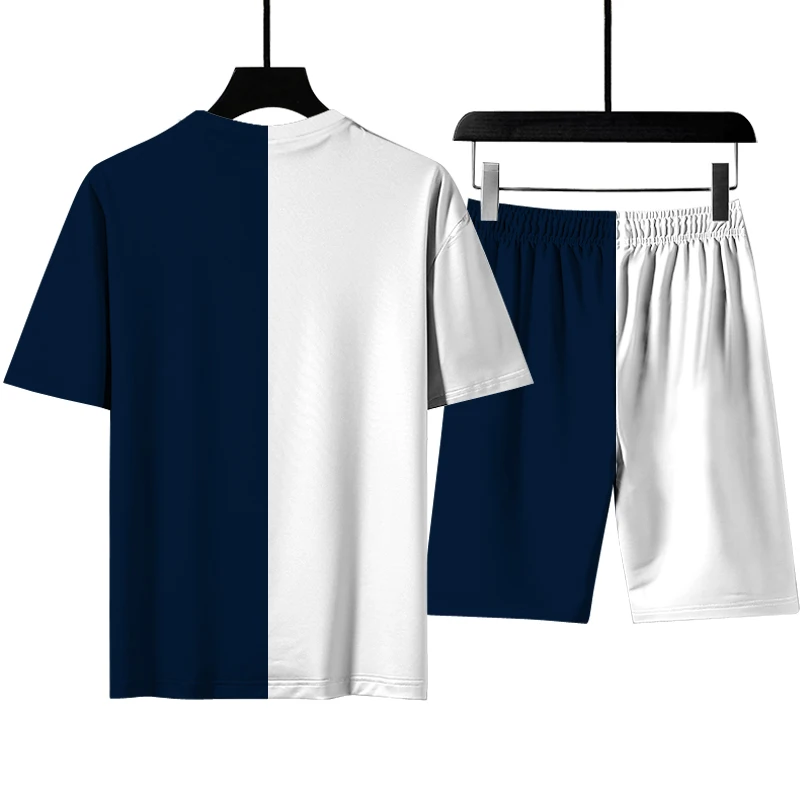 2021 fashion summer couple suit solid color printed sportswear men's and women's casual sportswear jogging fitness two piece sho
2021 fashion summer couple suit solid color printed sportswear men's and women's casual sportswear jogging fitness two piece sho