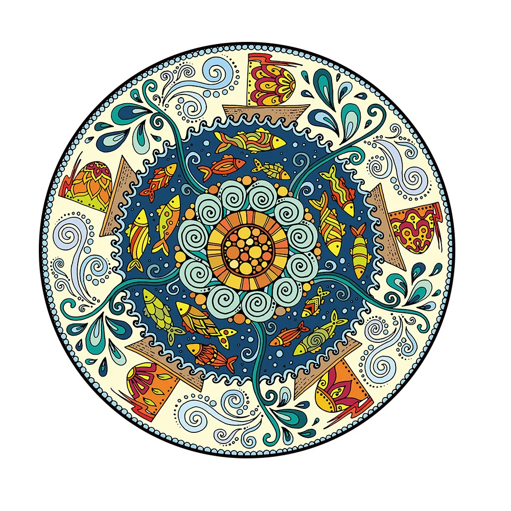 Bohemian retro mandala ethnic style living room bedroom hanging basket chair non-slip round mat wood board mat washing machine
Bohemian retro mandala ethnic style living room bedroom hanging basket chair non-slip round mat wood board mat washing machine