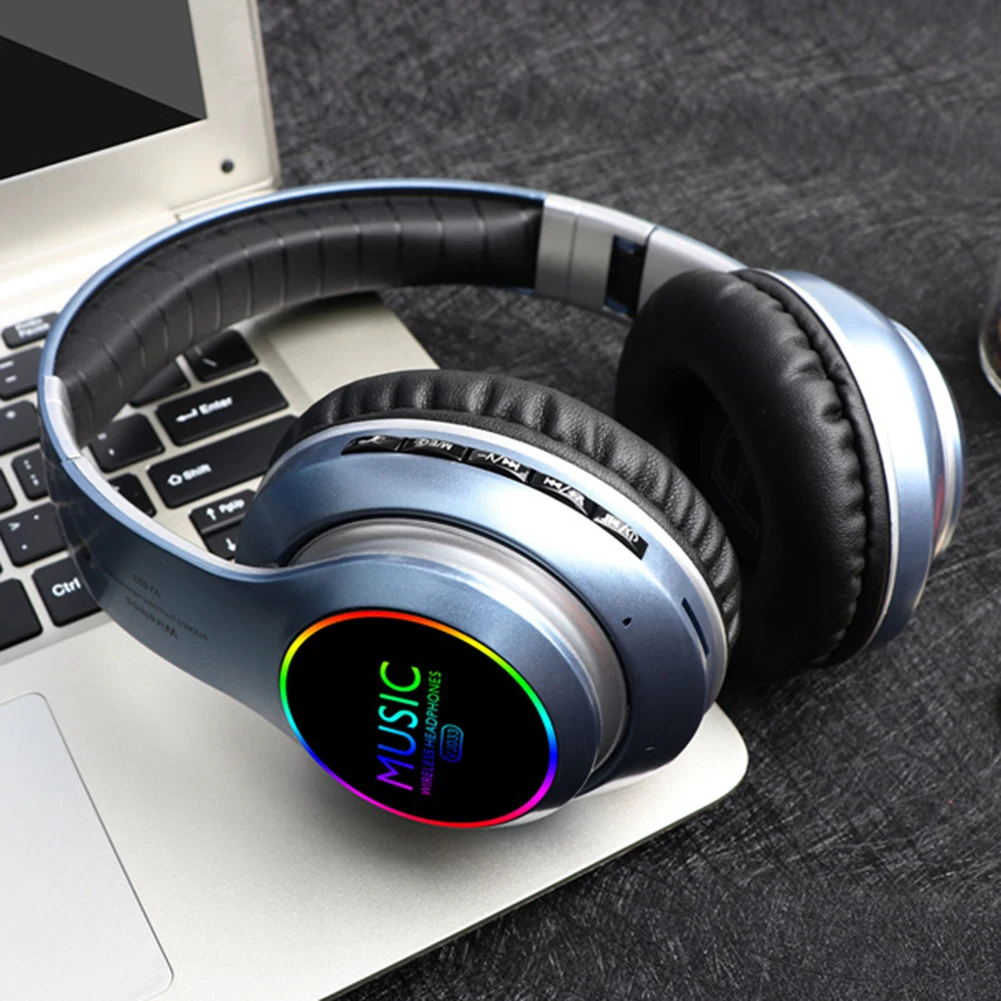 VJ033 Bluetooth-compatible Folding Headphone Music Sports Rechargeable Wireless Headset Adjustable Headband for Computer
VJ033 Bluetooth-compatible Folding Headphone Music Sports Rechargeable Wireless Headset Adjustable Headband for Computer