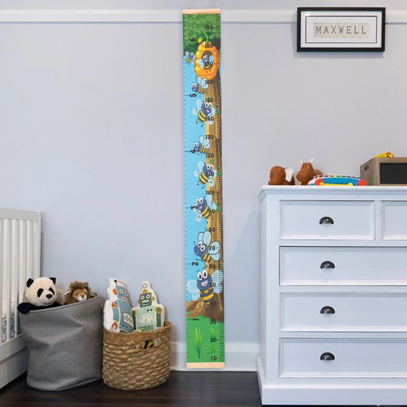 Household Hanging Decoration Wall-mounted Cartoon Printing Children Height Measure Kids Rooms Child Growth Ruler Chart
Household Hanging Decoration Wall-mounted Cartoon Printing Children Height Measure Kids Rooms Child Growth Ruler Chart