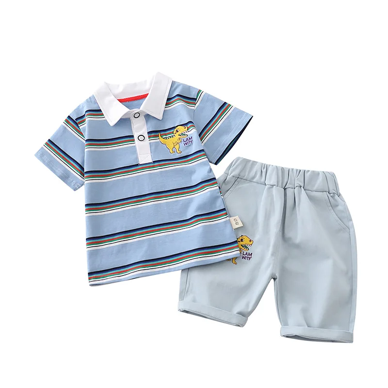 New Summer Baby Boy Clothes Suit Children Girls Striped Cotton T Shirt Shorts 2Pcs/sets Toddler Fashion Clothing Kids Tracksuits
New Summer Baby Boy Clothes Suit Children Girls Striped Cotton T Shirt Shorts 2Pcs/sets Toddler Fashion Clothing Kids Tracksuits
